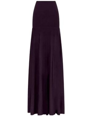 Rabanne Knit Maxi Skirt - Purple