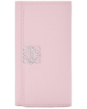 Loewe Anagram Key Case - Pink
