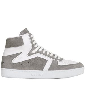 Celine Ct-01 'Z' Trainer High Top Trainer - White