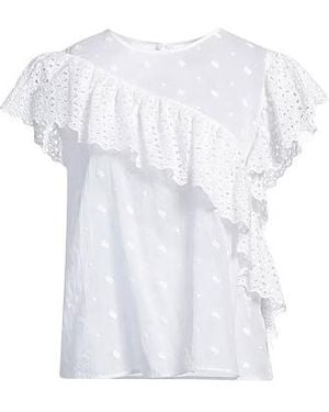 Isabel Marant Short-Sleeve Top - White