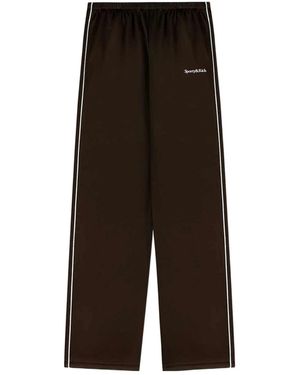 Sporty & Rich Straight-Leg Casual Trousers - Brown
