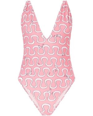 PUCCI Printed Swimsuit - Pink