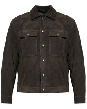 AllSaints Shelton Button-Up Jacket - Black