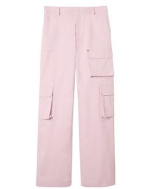 Gucci Embossed Delavé Trousers - Pink