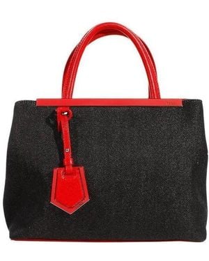 Fendi Logo Handbag - Red