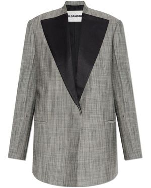 Jil Sander Long Sleeve Jacket - Gray
