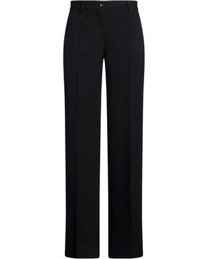 Dolce & Gabbana Wide-Leg Trousers - Black