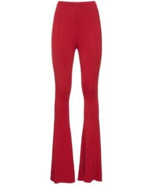 Magda Butrym Elasticwaist Flare Pants - Red