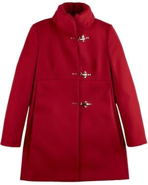 Fay Virginia Hook-Closure Coat - Red
