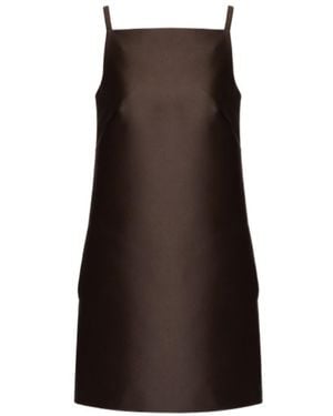 Valentino Sleeveless Mini Dress - Brown