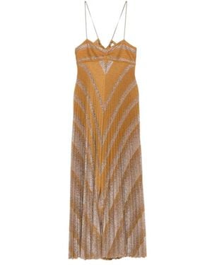 forte_forte Spaghetti-Strap Dress - Natural