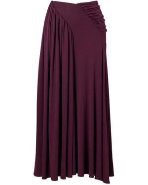 Rabanne Rabanne Jupe Long Skirt - Purple