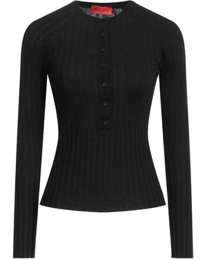 MAX&Co. Ribbed-Knit Jumper - Black