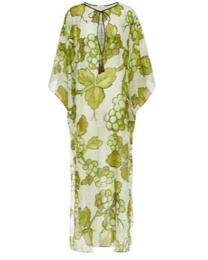 Etro Printed Silk Kaftan - Green