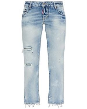 DSquared² Jeans With Belt Loops - Blue
