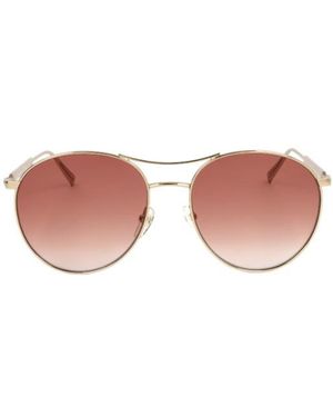 Longchamp Pilot Frame Sunglasses - Pink