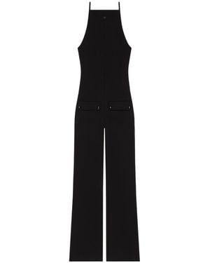 Courreges Courrèges Milano Knitted Allover Jumpsuit - Black