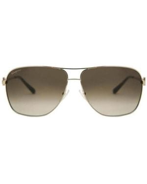Ferragamo Logo Sunglasses - Metallic