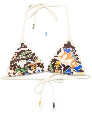ALÉMAIS Maroc Triangle Bikini Top - Metallic