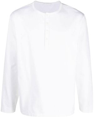 C.P. Company Logo-Patch Cotton Sweatshirt - White