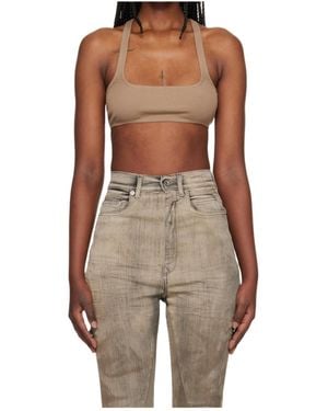 Rick Owens Square Neck Vest - Brown