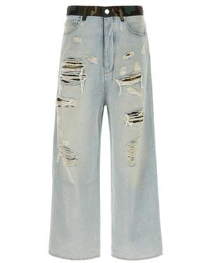Amiri Distressed Ripped Jeans - Gray