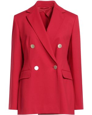 Max Mara Double Breasted Blazers - Red