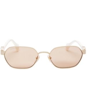 Gucci Simple Metal Sunglasses - Natural