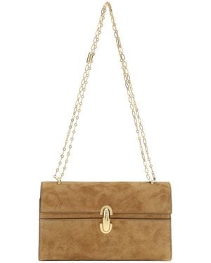 SAVETTE Symmetry Chain Shoulder Bag - White