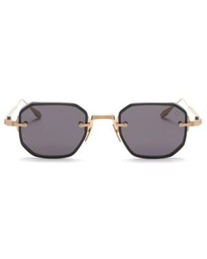 Akoni Geometric Sunglasses - White