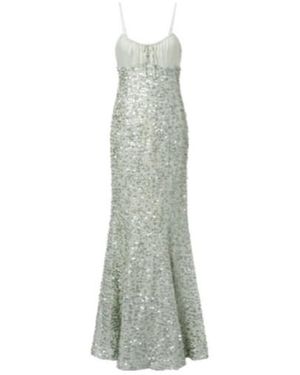 Jonathan Simkhai Zarena Sequined Gown - White