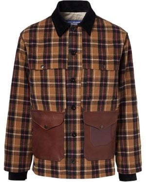 Junya Watanabe Plaid Casual Jacket - Brown