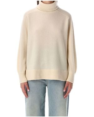 American Vintage Raxow Turtleneck Knitwear - Natural