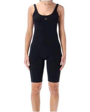 DIESEL Open Back Jumpsuit - Blue