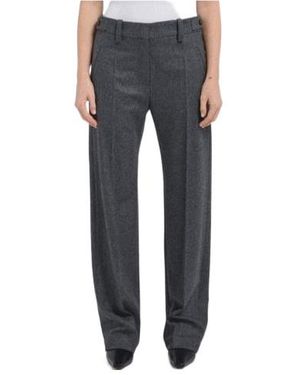 Brunello Cucinelli Tailored Straight Leg Pants - Blue