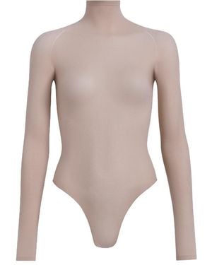 Alaïa Alaïa Second Skin Body Top - White