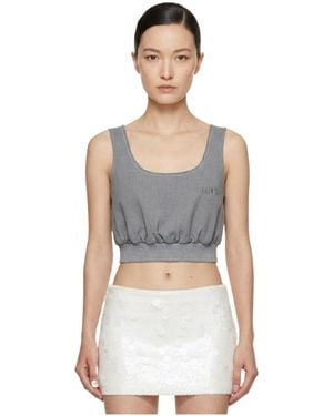 Marissa Chiara Off-The-Shoulder Camisole - Grey