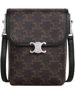 Celine Flap Shoulder Bag - Black