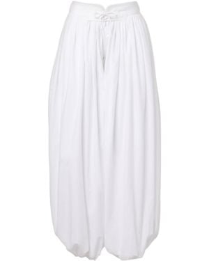 Christopher Esber Cotton Poplin Balloon Trousers - White
