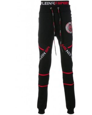 Philipp Plein Logo Casual Trousers - Black