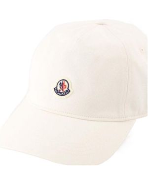 Moncler Logo Baseball Cap - White