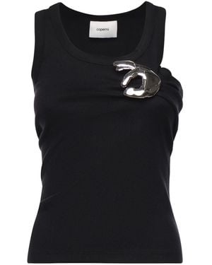 Coperni Sleeveless Vest - Black