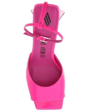 The Attico The Piper Square Toe Sandals - Pink