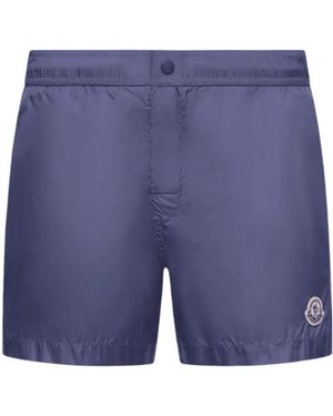 Moncler Logo Shorts - Blue