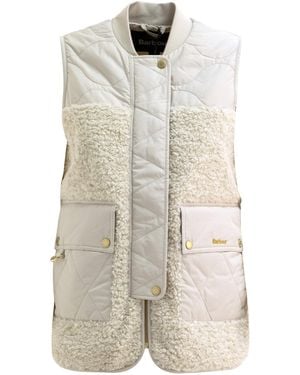 Barbour Zippered Vest - White