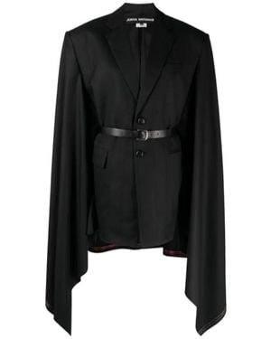 Junya Watanabe Cape-Style Suit Jacket - Black