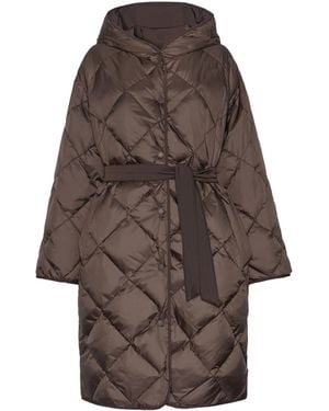 Weekend by Maxmara Reversible Quilted Puffer Coat - Brown