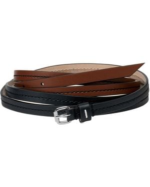 Maison Margiela Leather Belt - White