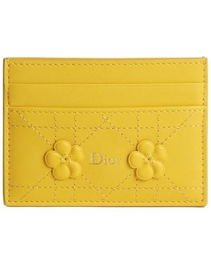 Dior Jardin Freesia Card Holder - Yellow