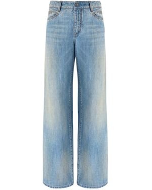 Ermanno Scervino Baggy Denim Jeans - Blue